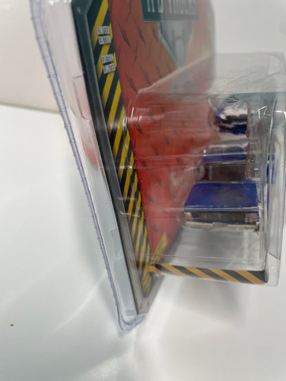 Greenlight 1/64 HD Trucks 1969 Ford-F-350 Ramp Truck & 1969 Ford Mustang Blue