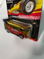 Hot Wheels 1/64 RLC Real Riders Volkswagen Drag Bus Gold