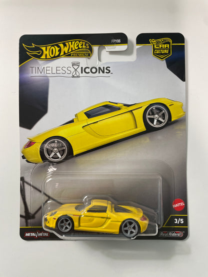 Hot Wheels 1/64 Car Culture Timeless Icons Porsche Carrera GT Yellow - JBK91 - Error