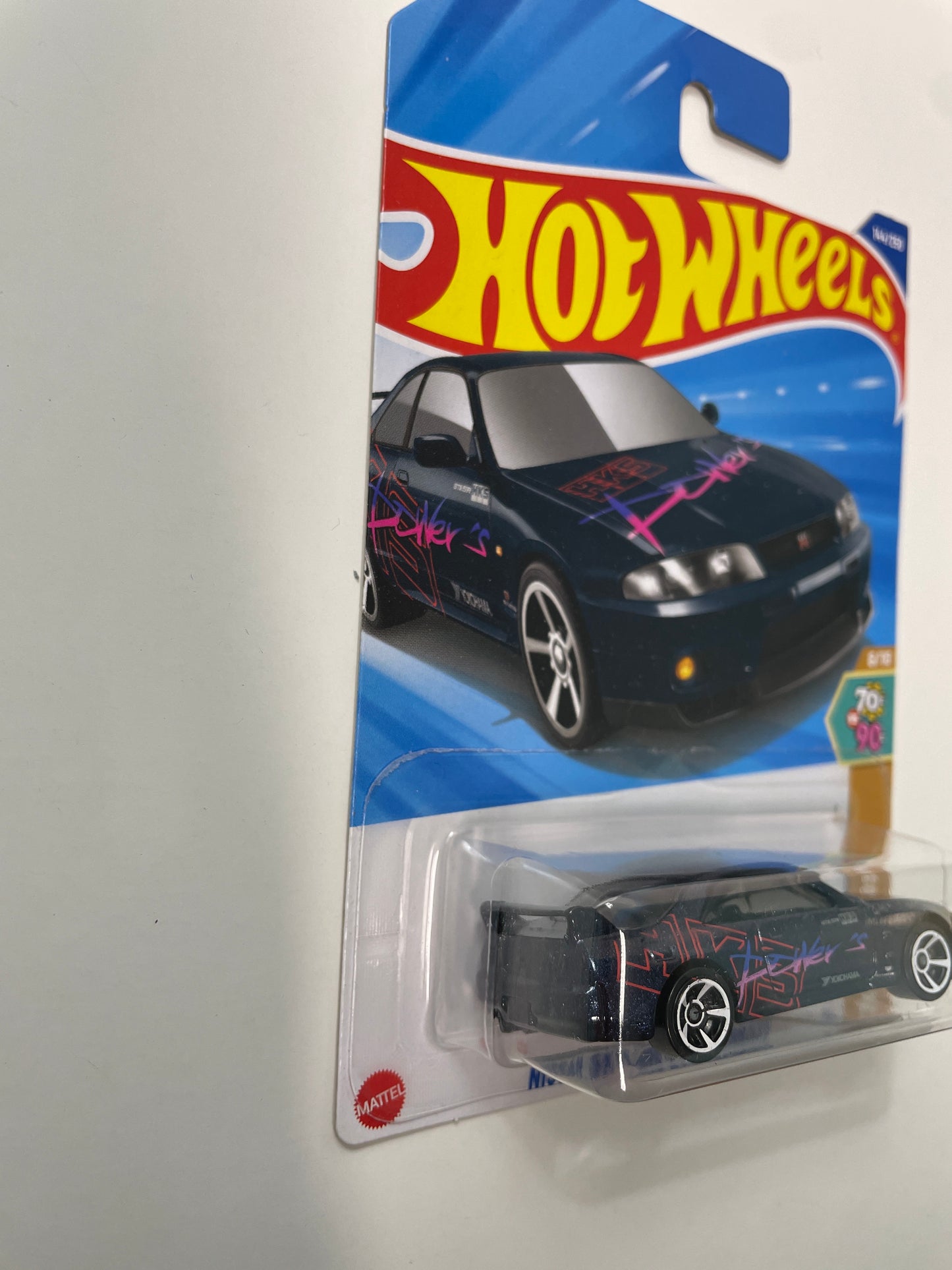 *Japan Card* Hot Wheels 1/64 Nissan Skyline GT-R (BCNR33) Blue