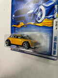 Hot Wheels 1/64 Mini Cooper 2001 “PR5 Wheels” Yellow