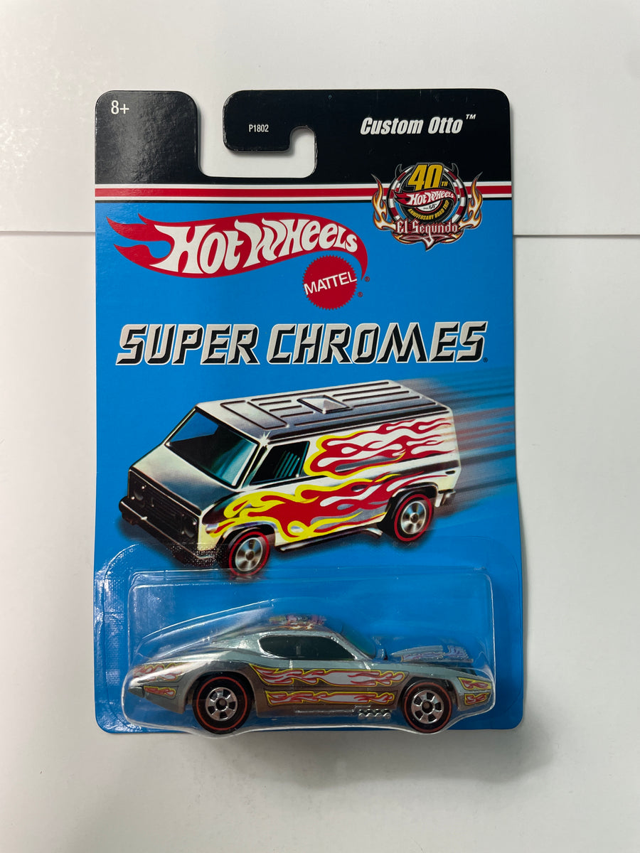 Hot Wheels Super CHROMES 1/10 TEEGRAY 36/250 Showdown - Scan & Race Card Collectible