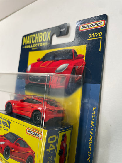 Matchbox Collectors 1/64 2015 Jaguar F-Type Coupe Red - HFL78