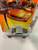 Matchbox 1/64 Bentley Continental GT Silver - Damaged Card