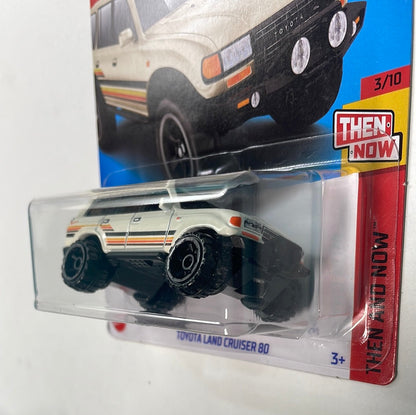 *Japan Card* Hot Wheels 1/64 Toyota Land Cruiser 80 Beige - Damaged Box