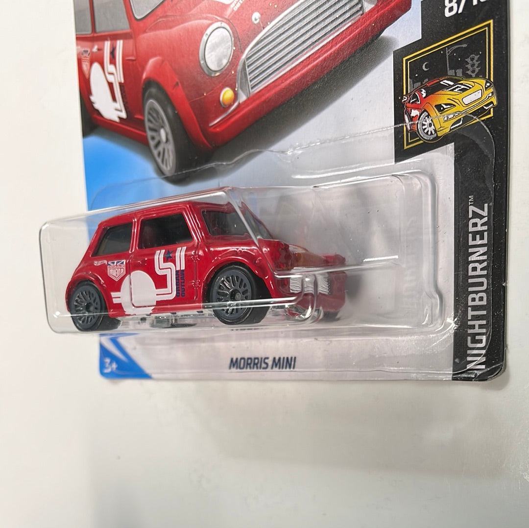 Hot Wheels 1/64 Morris Mini Red - Damaged Box