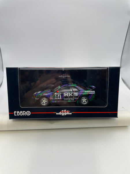 Ebbro 1/43 HKS Nissan Skyline GR.A 1993 #87 Green & Black