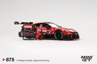 Mini GT 1/64 Nissan GT-R NISMO #23 "MOTUL AUTECH GT-R 2021" SUPER GT SERIES Suzuka winner W/ Matsuda Figure Red & Black