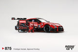 Mini GT 1/64 Nissan GT-R NISMO #23 "MOTUL AUTECH GT-R 2021" SUPER GT SERIES Suzuka winner W/ Matsuda Figure Red & Black