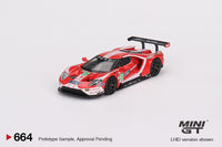 Mini GT 1/64 Ford GT LMGTE PRO 2019 24 Hrs of Le Mans Ford Chip Ganassi Team 4 Cars Set