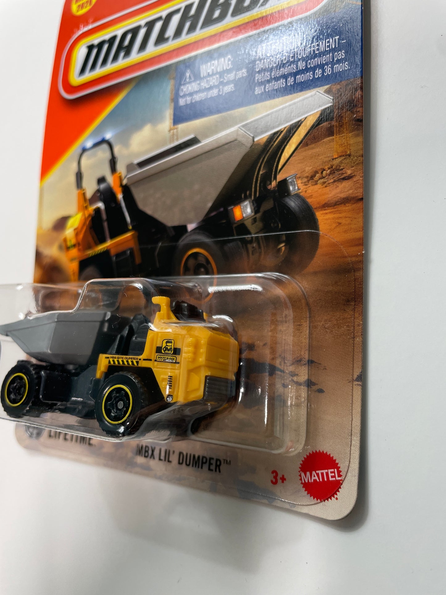 Matchbox 1/64 MBX Lil’ Dumper Yellow