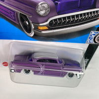 Hot Wheels 1/64 Treasure Hunt Custom ‘53 Chevy Purple - Damaged Card