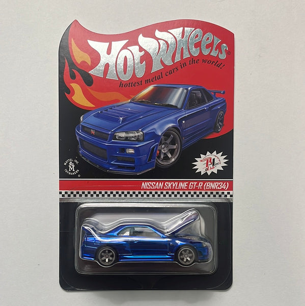 Hot Wheels RLC Nissan Skyline GT-R (BNR34) Blue