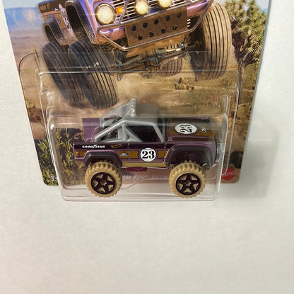 Hot Wheels 1/64 Baja 4x4 Custom Ford Bronco Purple