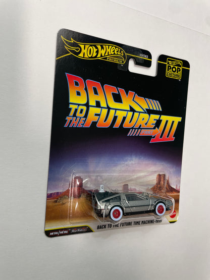Hot Wheels 1/64 Pop Culture Back to The Future III Time Machine -1955 Silver - JHW94