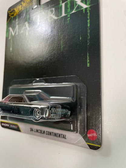 Hot Wheels 1/64 Pop Culture Matrix '64 Lincoln Continental Black - JHW89
