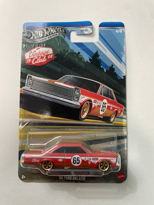 Hot Wheels 1/64 Silver Series Vintage Club 1968 '65 Ford Galaxie Red - JKY29