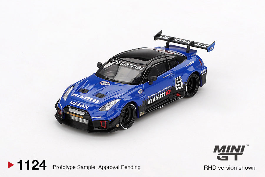 Mini GT 1/64 Nissan LB-Silhouette WORKS GT 35GT-RR Ver.2 Blue - MGT01124