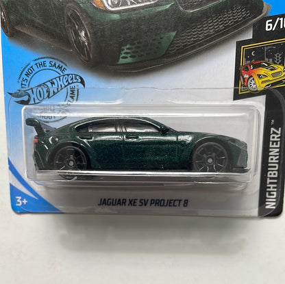 Hot Wheels 1/64 Jaguar XE SV Project 8 Green