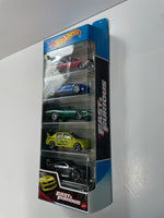Hot Wheels 1/64 5 Pack Fast & Furious