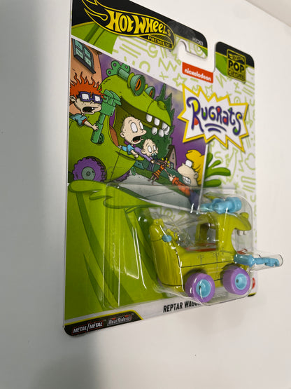 Hot Wheels 1/64 Pop Culture Rugrats Reptar Wagon/ Remorque Green JHW87