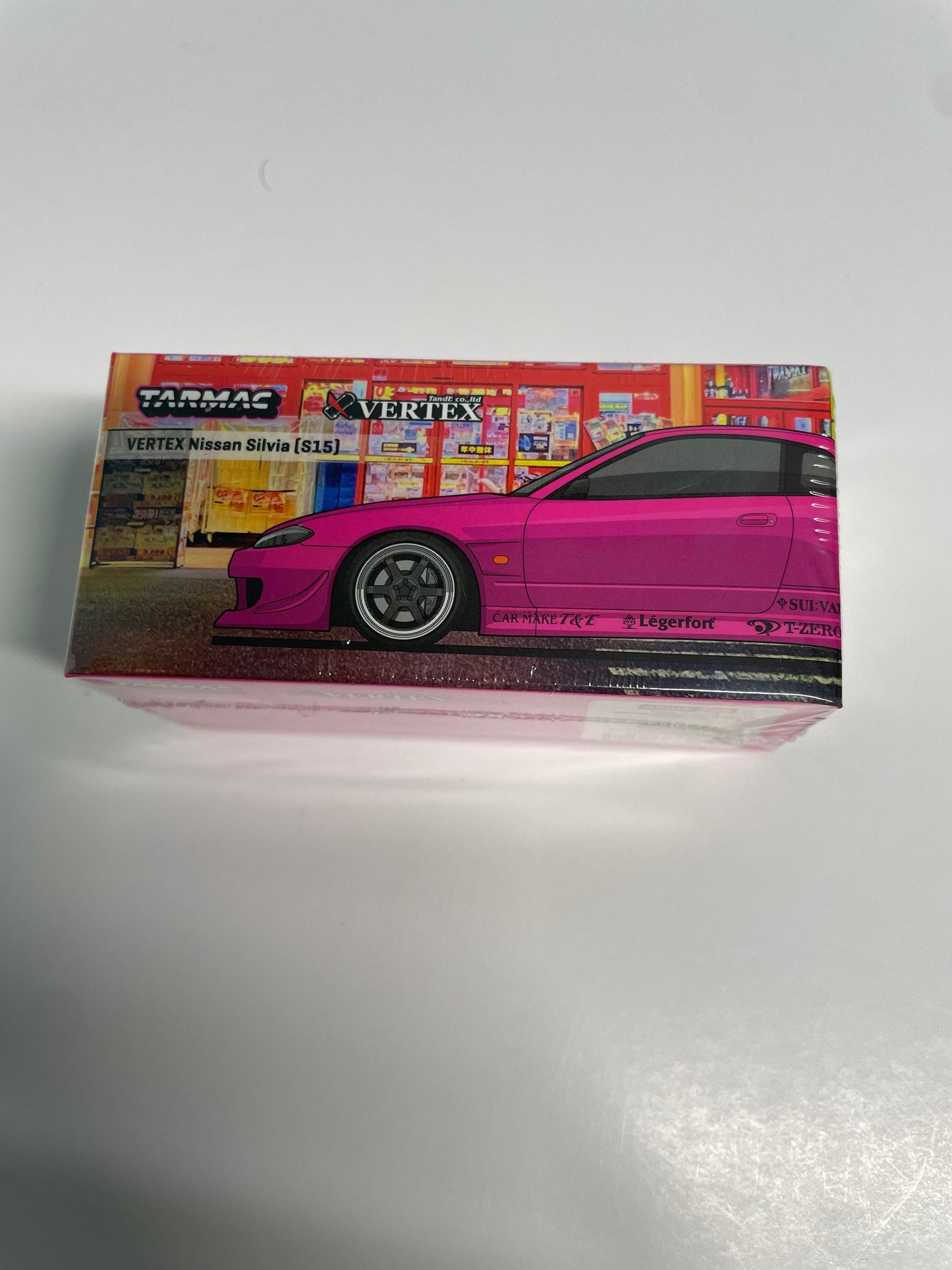 Tarmac Works 1/64 VERTEX Nissan Silvia S15 Pink Metallic - GLOBAL64