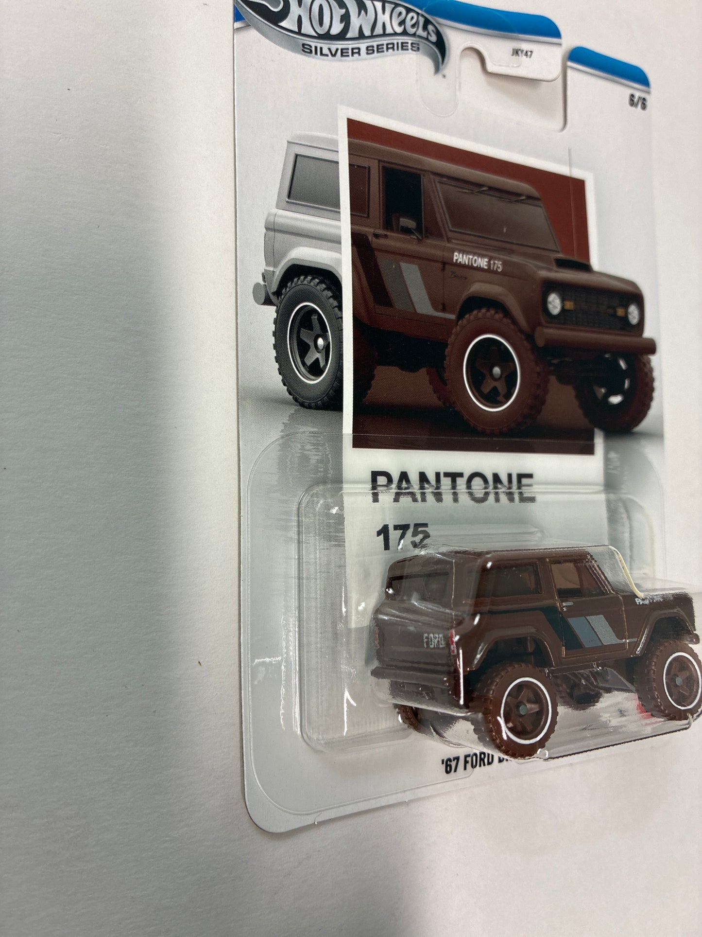 Hot Wheels 1/64 Silver Series Pantone #175 '67 Ford Bronco Brown - JKY65