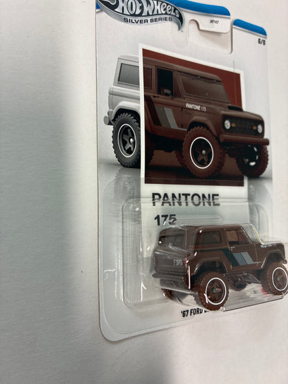 Hot Wheels 1/64 Silver Series Pantone #175 '67 Ford Bronco Brown - JKY65
