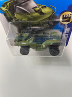 Hot Wheels 1/64 UNSC Warthog Green Short Card - Damaged Card