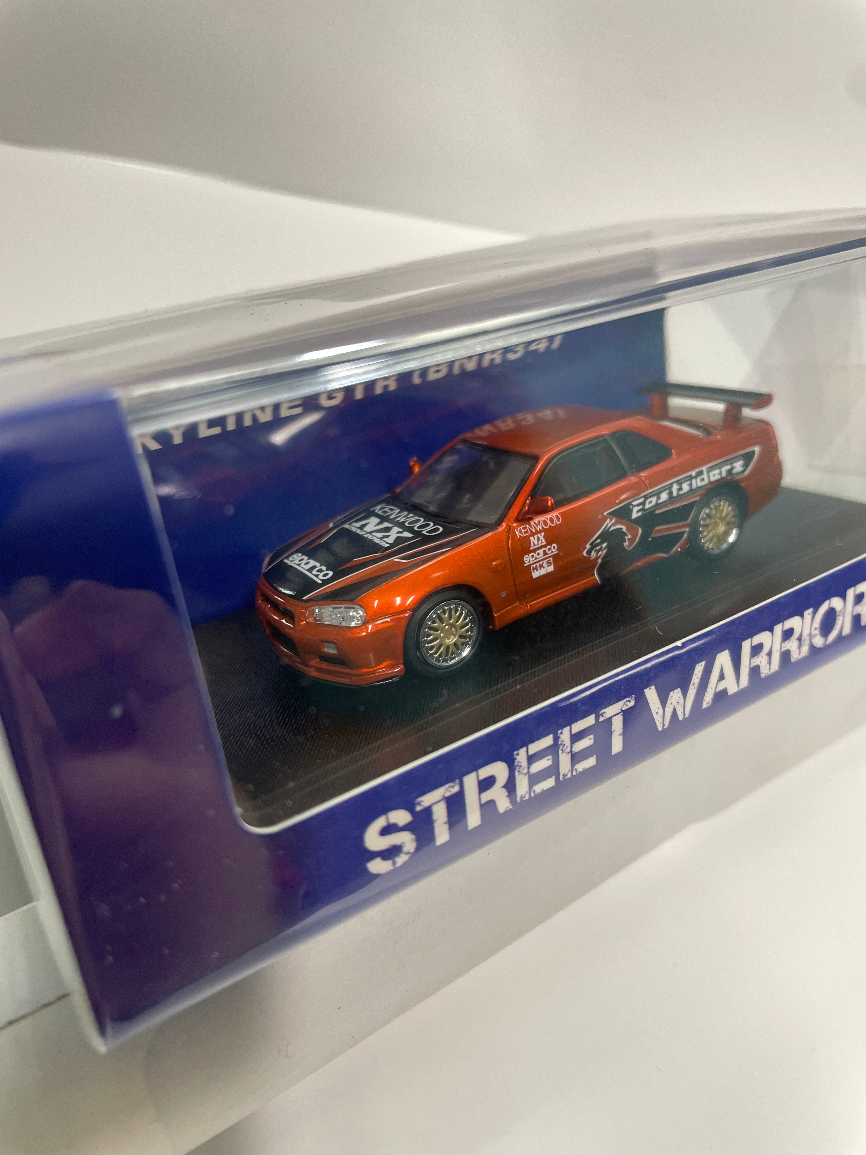 1/64 Street Warrior Nissan Skyline GT-R R34 NFS Orange – Flipn Diecast