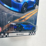 Hot Wheels 1/64 Boulevard Mix T ‘23 Nissan Z Blue - Damaged Box