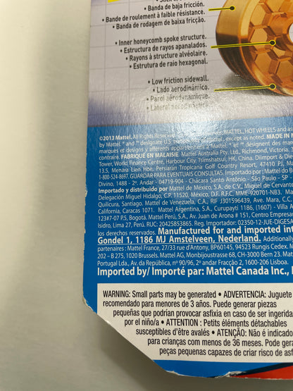 Hot Wheels 1/64 High Speed Wheels Track Stars Ballistik Red BDW25 - Damaged Box