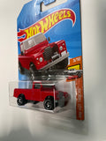 Hot Wheels 1/64 Land Rover Series III Pickup Red - Damaged Card