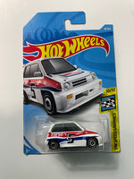 Hot Wheels 1/64 ‘85 Honda City Turbo II n5 White - Damaged Card