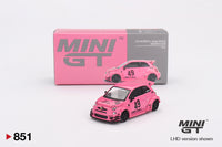 Mini GT 1/64 LB-WORKS x Abas Works ABARTH 595 Pink