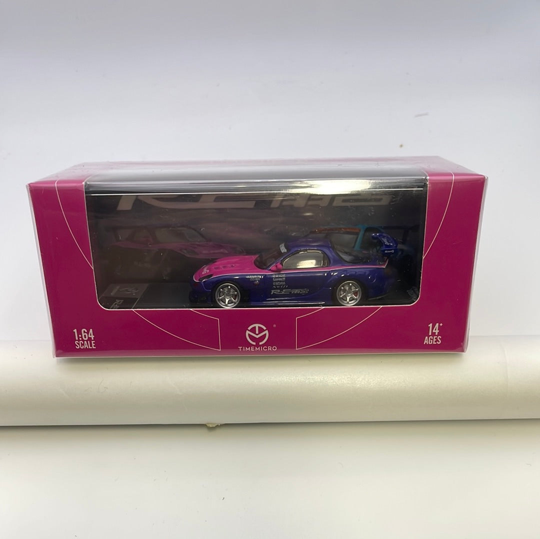Time Micro 1/64 Mazda RX-7 RE Amemiya Pink