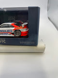 Ebbro 1/43 Nissan Skyline Unisia Jecs (R33) JGTC 1998 n3 White -Damaged Box (Read Description)