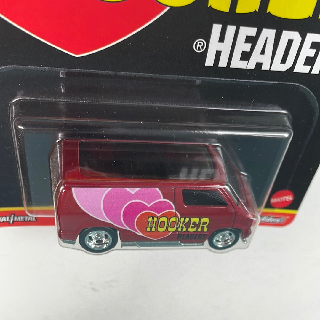 Hot Wheels 1/64 Pop Culture Speed Shop Custom ‘77 Dodge Van Red