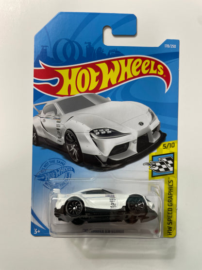 Hot Wheels 1/64 ‘20 Toyota GR Supra White Pandem - Damaged Box