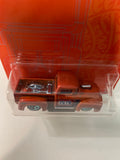 Hot Wheels 1/64 Orange & Blue Custom ‘56 Ford Truck Orange - Damaged Card