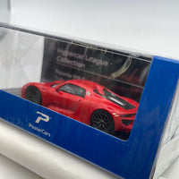 1/64 Postercars Hypercar League Collection Porsche 918 Spyder Guards Red