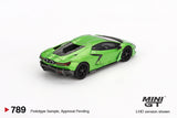 Mini GT 1/64 Lamborghini Revuelto Verde Selvans Green