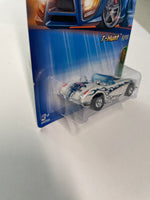 Hot Wheels 1/64 Treasure Hunt 1958 Corvette (Normal Tire) White & Blue