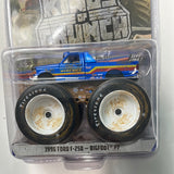 1/64 Greenlight Kings of Crunch Series 7 1996 Ford F-250 Monster Truck (Dirty Version) Bigfoot #7 Blue