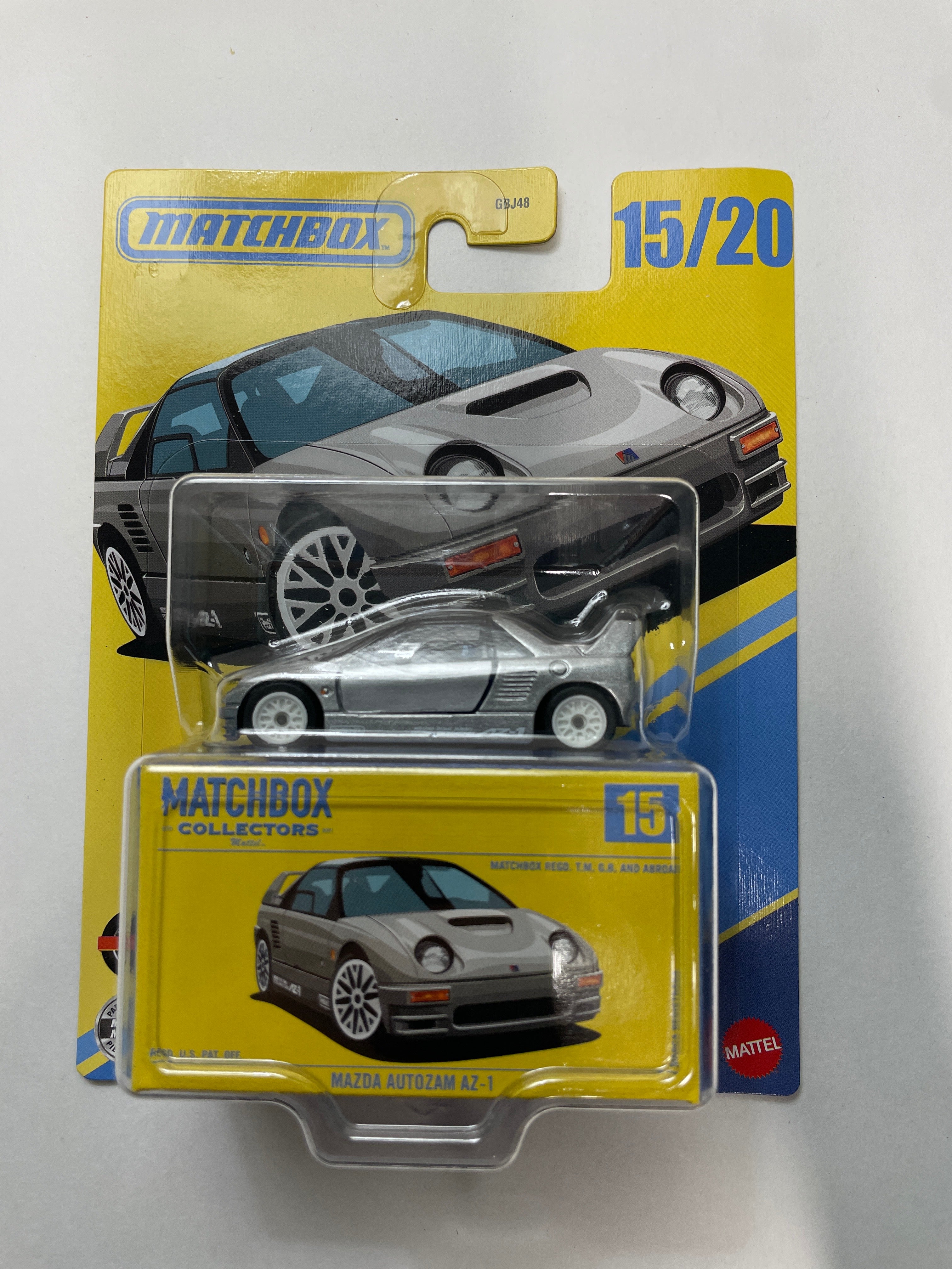 Matchbox Collectors 1/64 Mazda Autozam AZ-1 Silver - JJV96