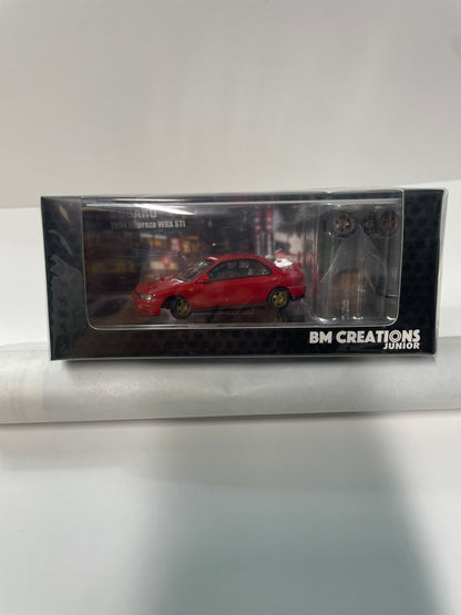 BM Creations 1/64 Subaru 1994 Impreza WRX STI Red