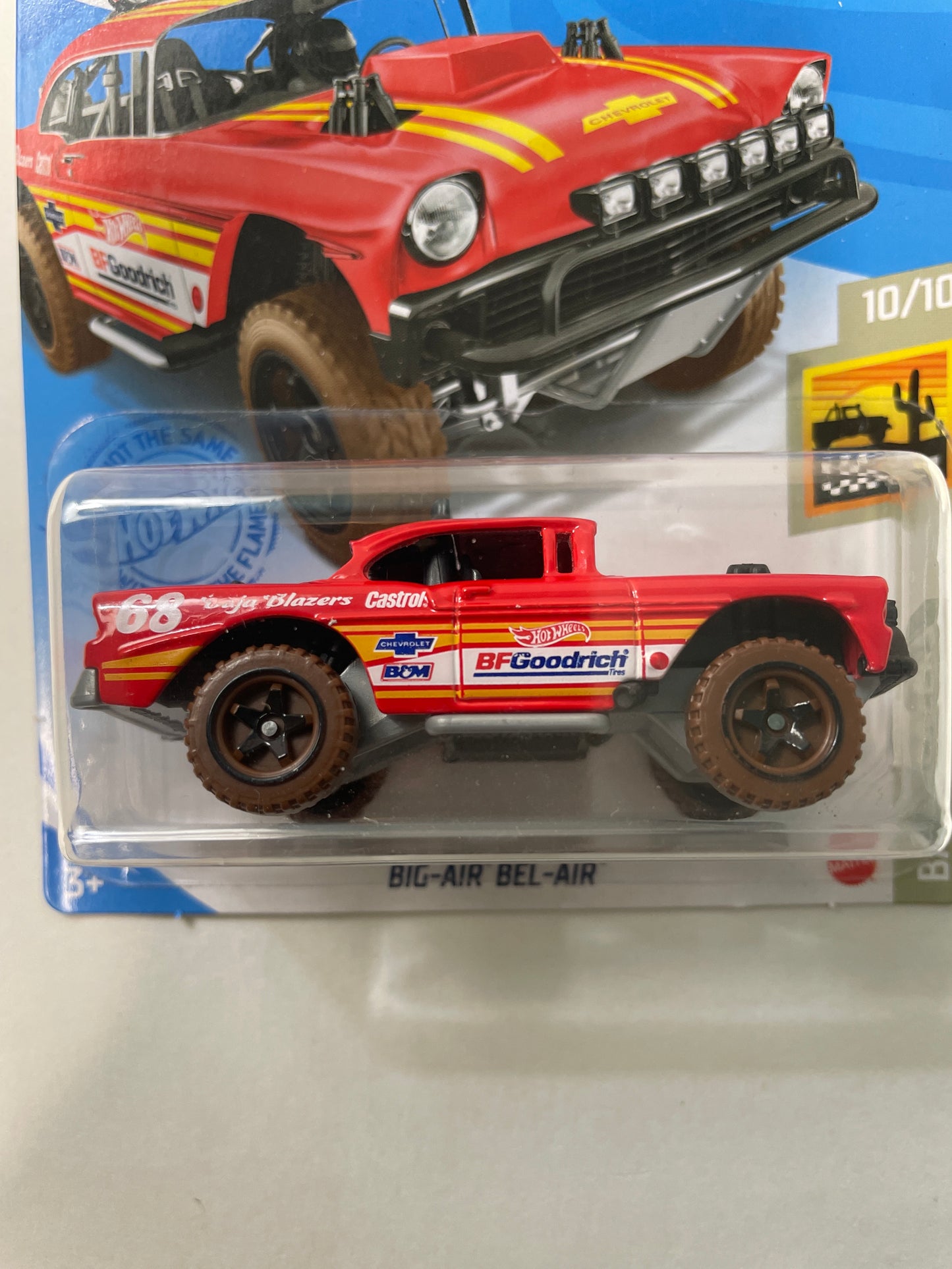 Hot Wheels 1/64 Chevrolet Big-Air Bel-Air Red