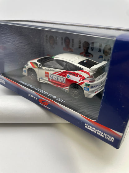 Ebbro 1/43 Honda CR-Z Legend Cup 2011 White & Red