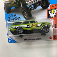 Hot Wheels 1/64 ‘64 Nova Wagon Gasser Green