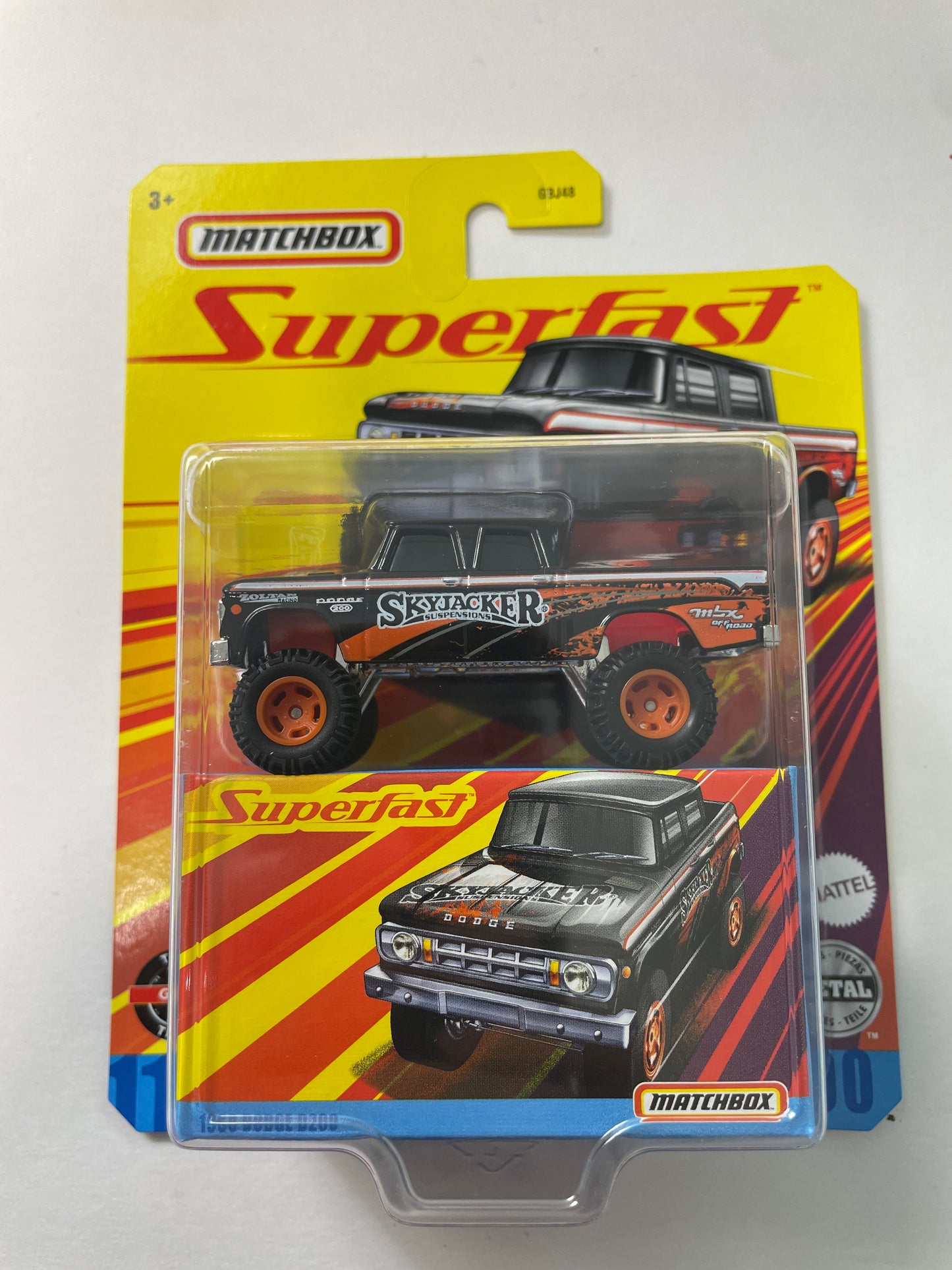 Matchbox Superfast 1/64 1968 Dodge D200 Skyjacker - GNY11